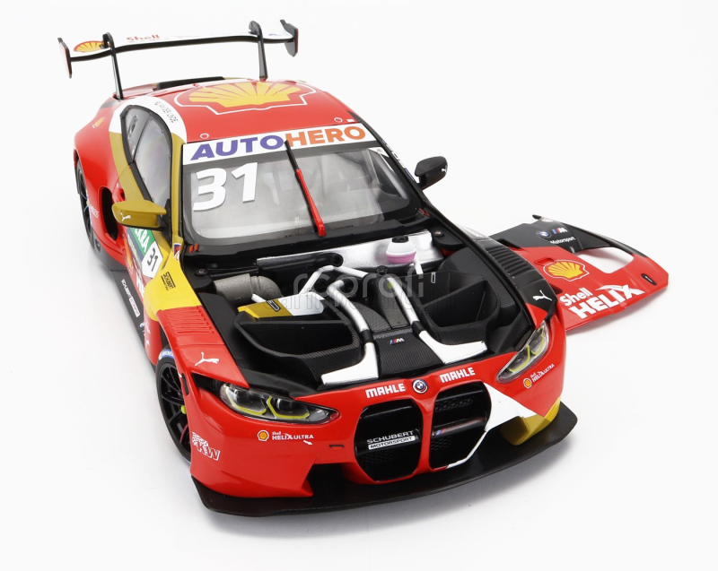 Minichamps BMW 4-series M4 Gt3 Team Schubert Motorsport N 31 Winner Dtm Hockenheim Champion 2022 Sheldon Van Der Linde 1:18 Červená Černá Žlutá
