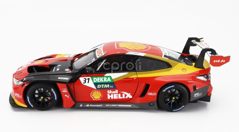 Minichamps BMW 4-series M4 Gt3 Team Schubert Motorsport N 31 Winner Dtm Hockenheim Champion 2022 Sheldon Van Der Linde 1:18 Červená Černá Žlutá