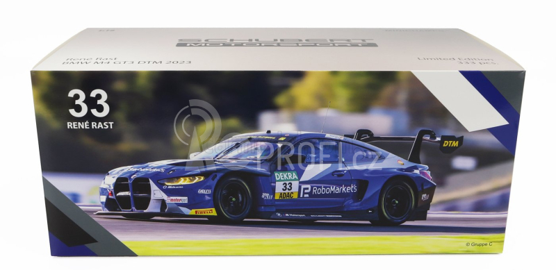 Minichamps BMW 4-series M4 Gt3 Team Schubert Motorsport N 33 1:18, modročerná
