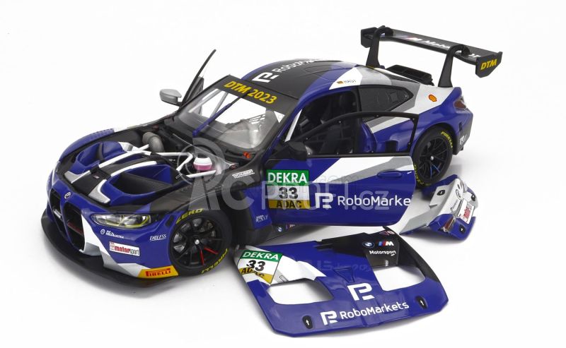 Minichamps BMW 4-series M4 Gt3 Team Schubert Motorsport N 33 1:18, modročerná