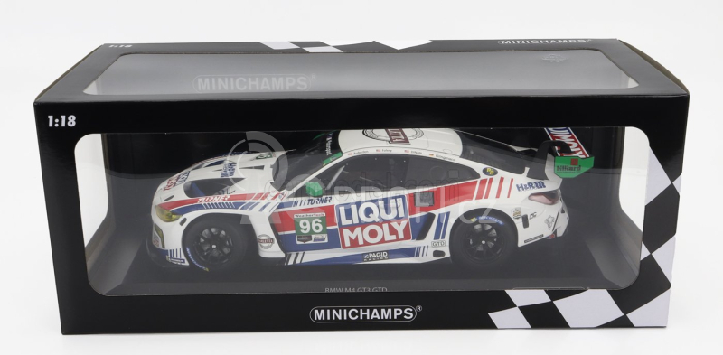Minichamps BMW 4-series M4 Gt3 Team Turner Motorsport N 96 1:18, bílá