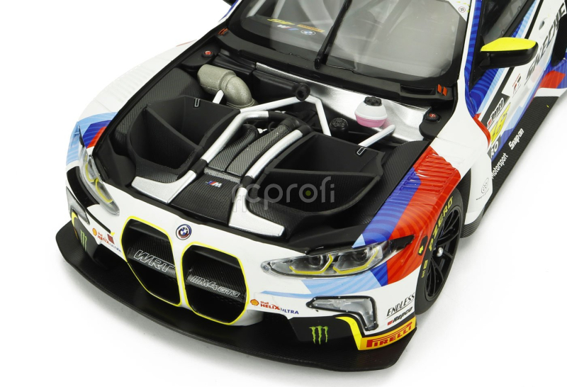 Minichamps BMW 4-series M4 Gt3 Team Wrt N 46 12h Bathurst 2024 Valentino Rossi - Maxime Martin - Raffaele Marciello 1:18 Bílá