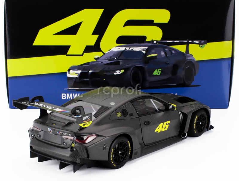 Minichamps BMW 4-series M4 Gt3 Team Wrt N 46 Test Misano Marzo 2024 Valentino Rossi 1:18 Matt Grey