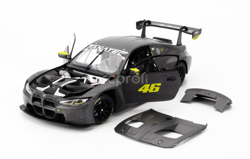 Minichamps BMW 4-series M4 Gt3 Team Wrt N 46 Test Misano Marzo 2024 Valentino Rossi 1:18 Matt Grey