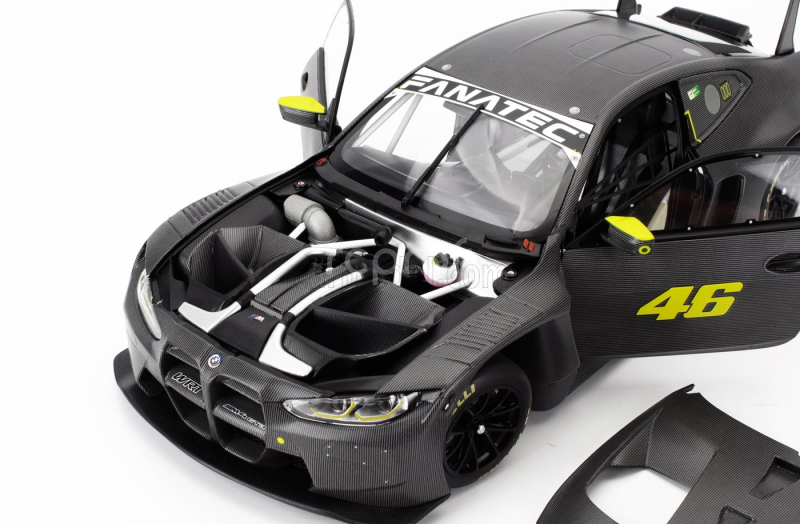 Minichamps BMW 4-series M4 Gt3 Team Wrt N 46 Test Misano Marzo 2024 Valentino Rossi 1:18 Matt Grey