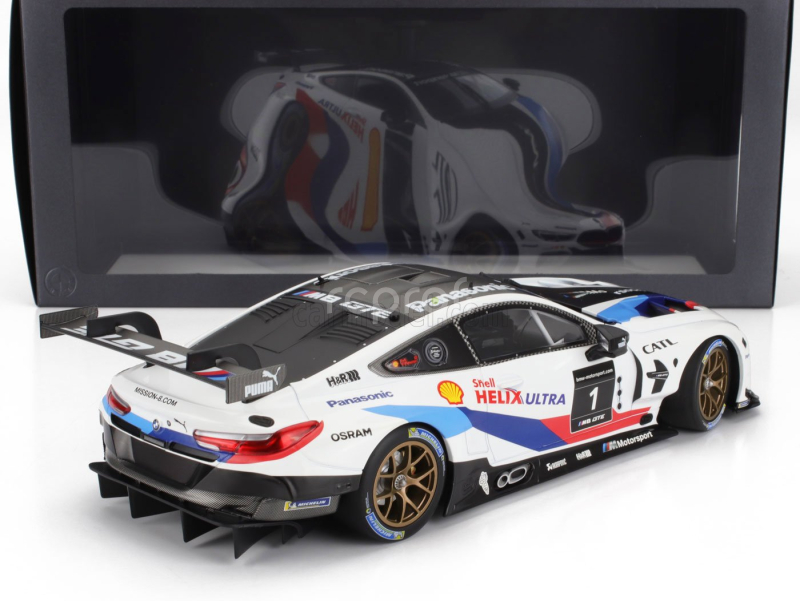 Minichamps BMW 8-series M8 Gte Team Bmw Motorsport Mission 8 N 1 Racing 2019 1:18 Bílá Modrá Červená Černá