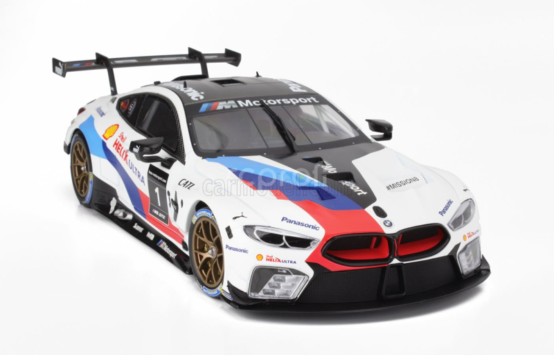 Minichamps BMW 8-series M8 Gte Team Bmw Motorsport Mission 8 N 1 Racing 2019 1:18 Bílá Modrá Červená Černá