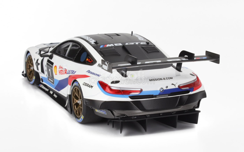 Minichamps BMW 8-series M8 Gte Team Bmw Motorsport Mission 8 N 1 Racing 2019 1:18 Bílá Modrá Červená Černá