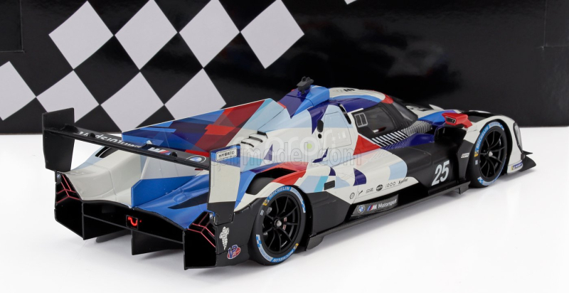 Minichamps BMW M Hybrid Lmdh P66-3 4.0l Turbo V8 Lmdh Presentation Season 2023 1:18 Bílá Modrá Černá