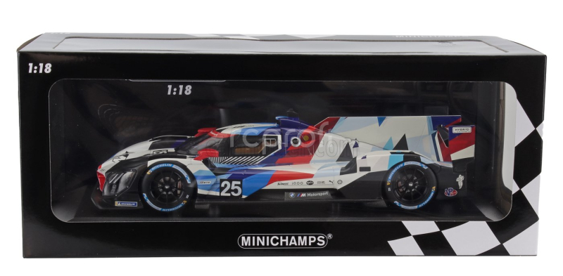 Minichamps BMW M Hybrid Lmdh P66-3 4.0l Turbo V8 Lmdh Presentation Season 2023 1:18 Bílá Modrá Černá