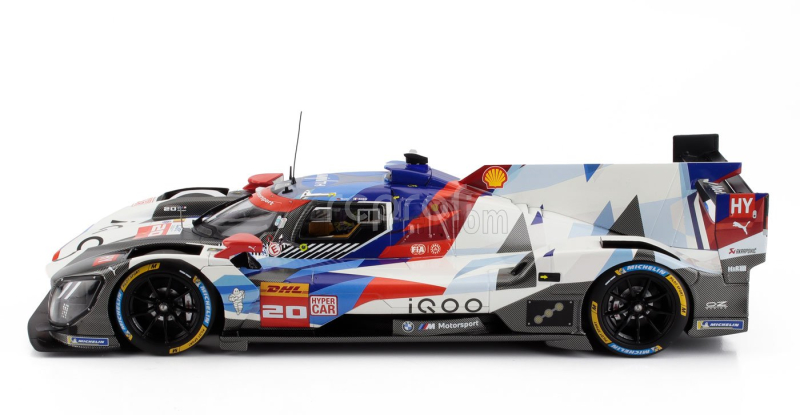 Minichamps BMW M Hybrid Lmdh P66-3 4.0l Turbo V8 Team Bmw Wrt N 20 Bahrain Test Season 2024 Valentino Rossi 1:18 Bílá Modrá Černá