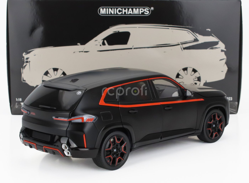 Minichamps BMW X-series Xm (g09) 2023 1:18 Matt Black Red