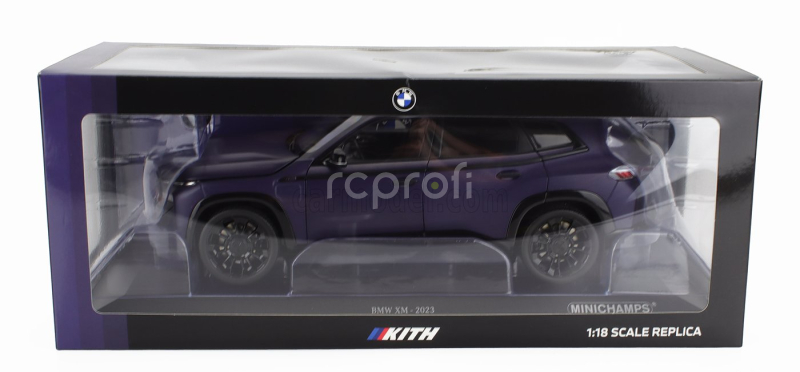 Minichamps BMW X-series Xm M-sport Kith (g09) 2023 1:18 Matt Purple