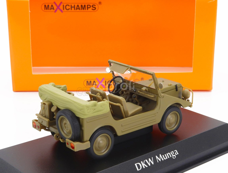Minichamps DKW Munga Cabriolet Open 1965 1:43 Military Khaki