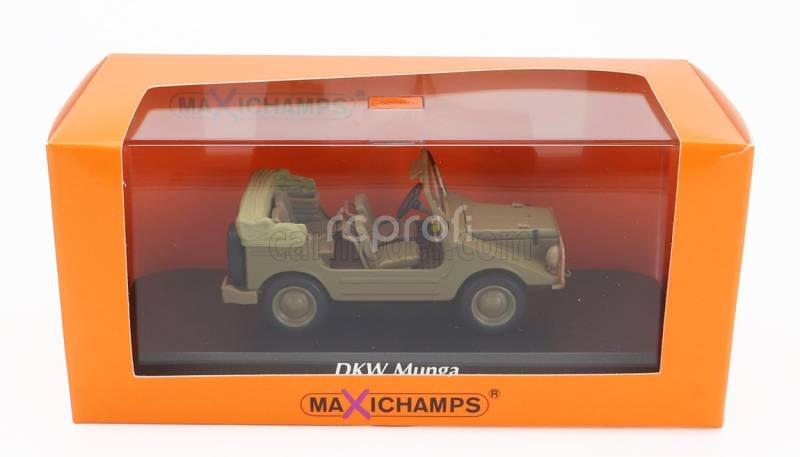 Minichamps DKW Munga Cabriolet Open 1965 1:43 Military Khaki