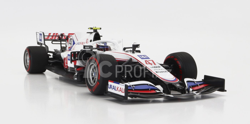 Minichamps Haas F1 Vf-21 Ferrari 065/6 Team Uralkali N 47 1:18, bílá