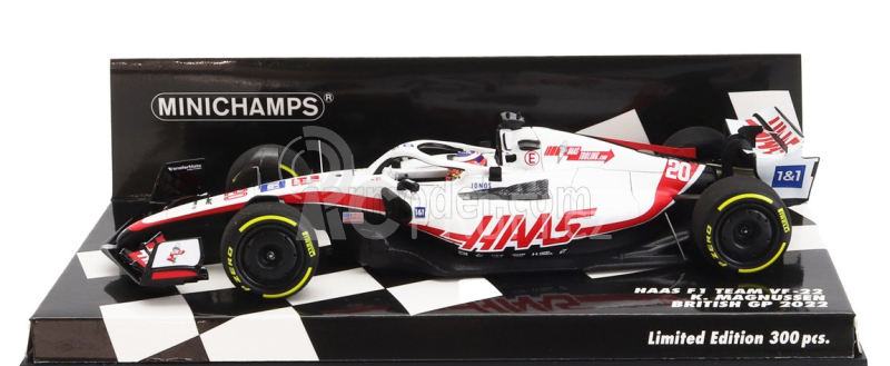 Minichamps Haas F1 Vf-22 Ferrari Team Haas N 20 1:43, bílá