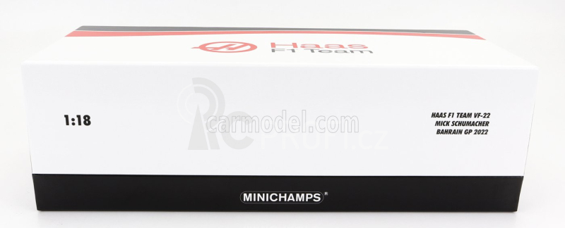Minichamps Haas F1 Vf-22 Ferrari Team Haas N 47 1:18, bílá