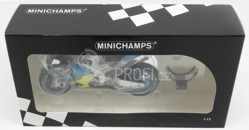 Minichamps Honda Rc213v Team Eg Marc Vds N 53 Motogp Season 2017 Tito Rabat 1:12 Modrá Žlutá