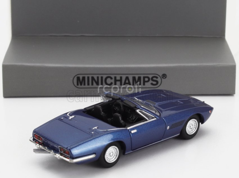 Minichamps Maserati Ghibli Spider Cabriolet Open 1969 1:87 Blue