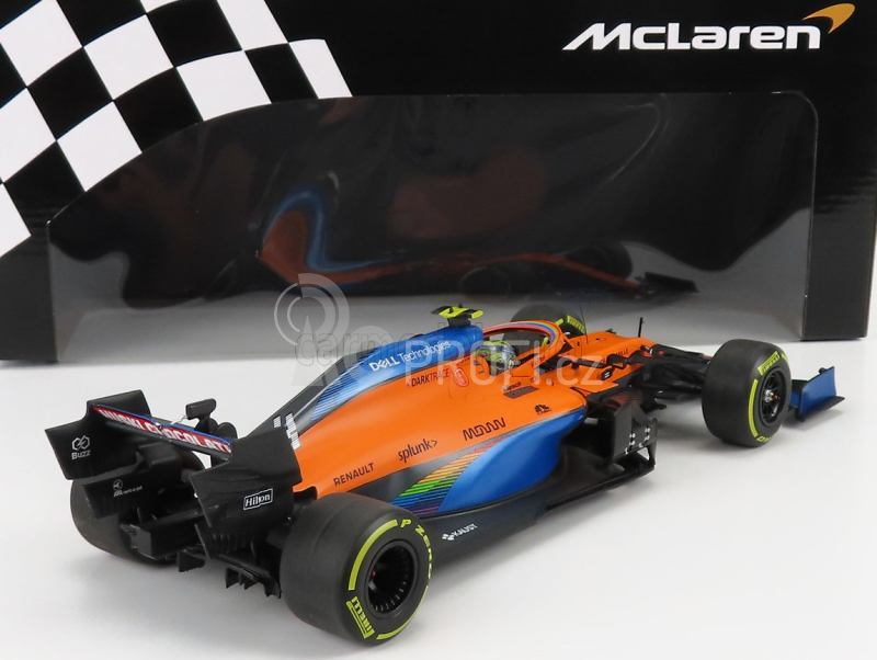 Minichamps Mclaren F1 Mcl35 Renault Team Mclaren N 4 1:18, oranžovomodrá