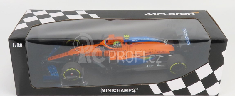 Minichamps Mclaren F1 Mcl35 Renault Team Mclaren N 4 1:18, oranžovomodrá