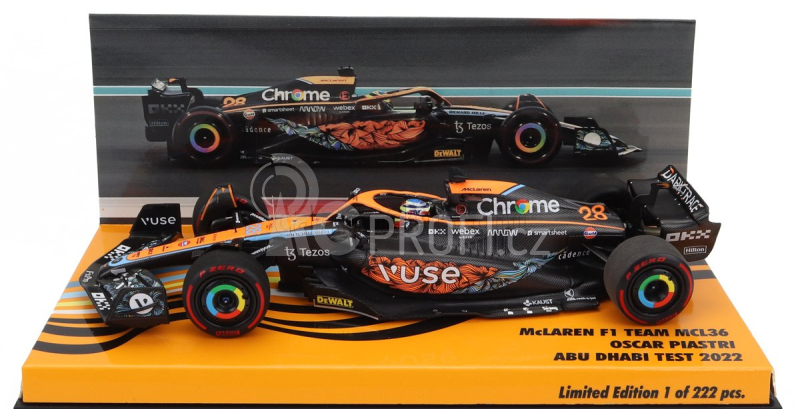 Minichamps Mclaren F1 Mcl36 Mercedes Team Mclaren N 28 1:43, černá