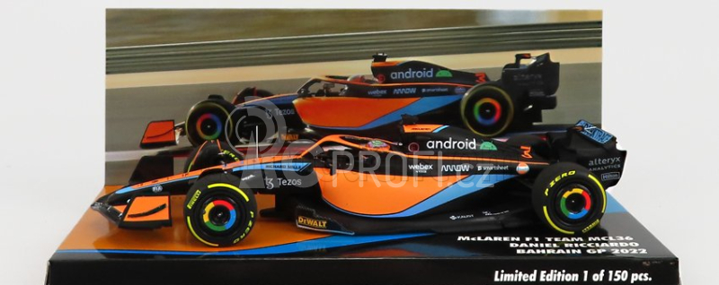 Minichamps Mclaren F1 Mcl36 Mercedes Team Mclaren N 3 1:43, oranžová