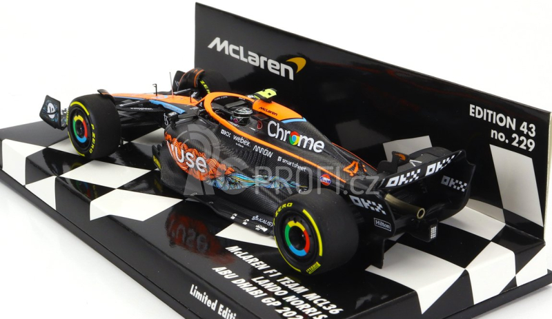 Minichamps Mclaren F1 Mcl36 Mercedes Team Mclaren N 4 1:43, černá