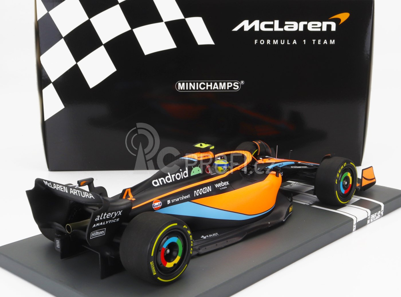 Minichamps Mclaren F1 Mcl36 Mercedes Team Mclaren N 4 1:18, oranžová