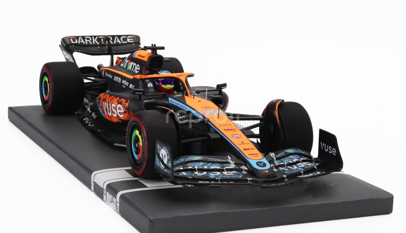 Minichamps Mclaren F1  Mcl36 Team Mclaren N 28 Test Abu Dhabi 2022 Oscar Piastri 1:18 Oranžová Světle Modrá