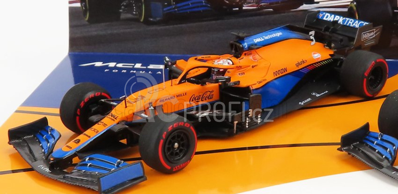 Minichamps Mclaren F1 Set dvou modelů 1:43, oranžovomodrá
