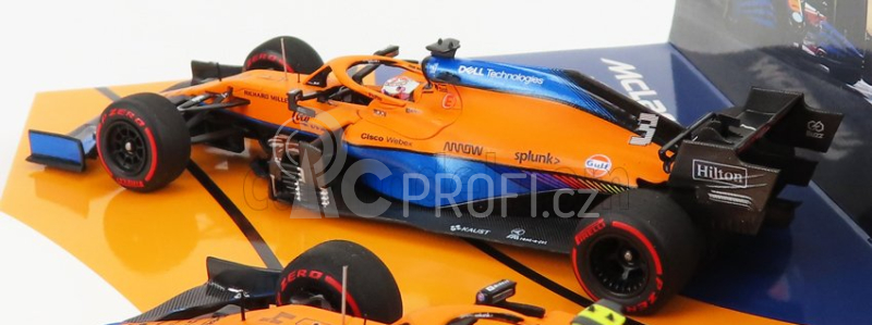 Minichamps Mclaren F1 Set dvou modelů 1:43, oranžovomodrá