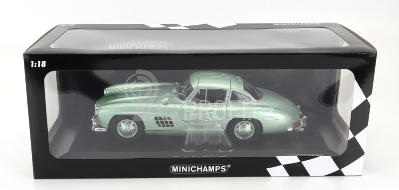 Minichamps Mercedes benz 300sl Coupe (w198) 1955 1:18 Zelená