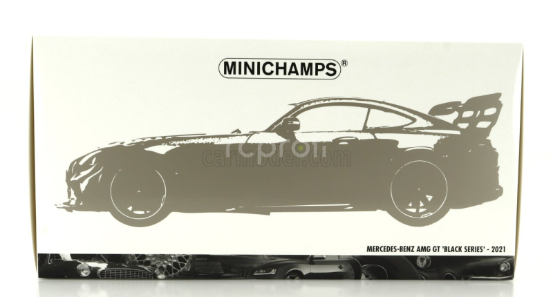 Minichamps Mercedes benz Amg Gt V8 Black Series 2021 1:18 Zelená Černá