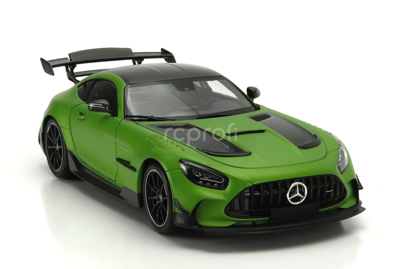 Minichamps Mercedes benz Amg Gt V8 Black Series 2021 1:18 Zelená Černá
