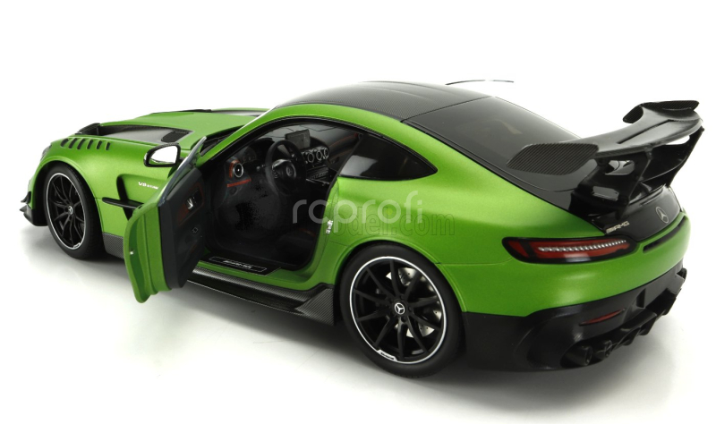Minichamps Mercedes benz Amg Gt V8 Black Series 2021 1:18 Zelená Černá