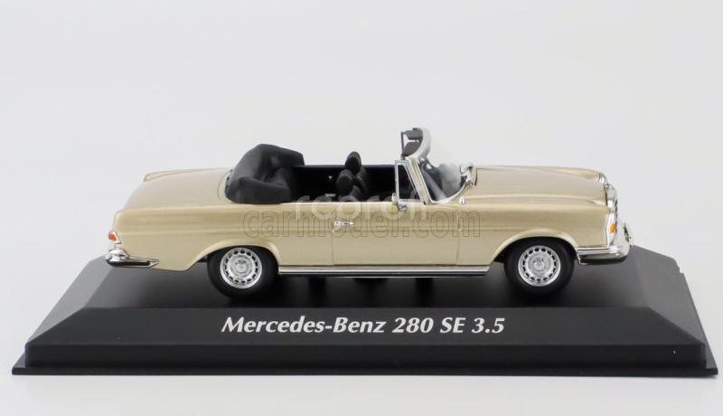 Minichamps Mercedes benz S-class 280se 3.5 (w111) Cabriolet 1970 1:43 Gold Met