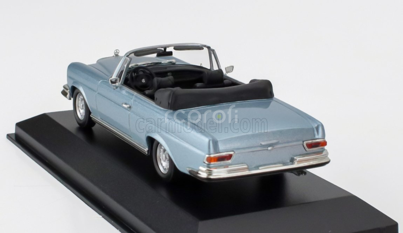 Minichamps Mercedes benz S-class 280se 3.5 (w111) Cabriolet 1970 1:43 Světle Modrá Met