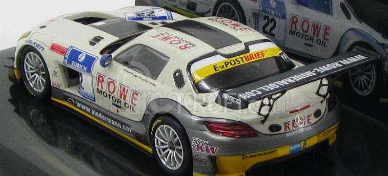 Minichamps Mercedes benz Sls Amg Gt3 N 22 24h Nurburgring 2012 1:43, bílá
