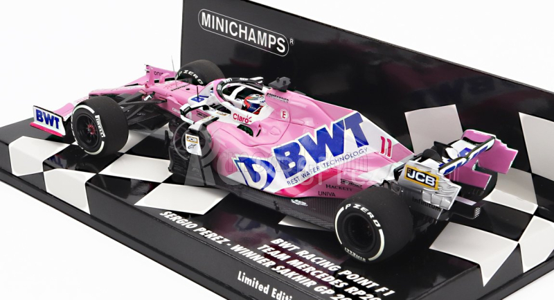 Minichamps Mercedes bwt F1 Rp20 Sportpesa Racing Point N 11 1:43, růžová