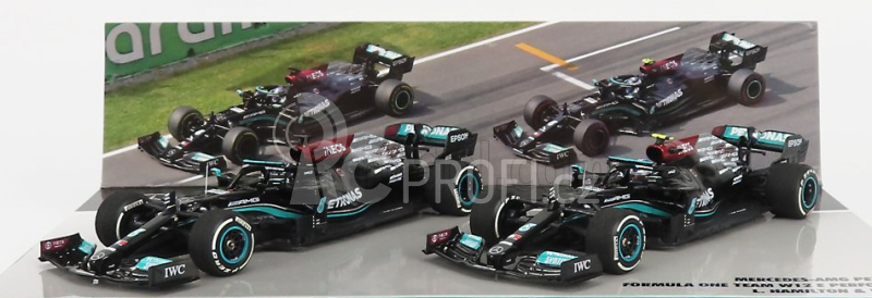 Minichamps Mercedes gp F1 Set dvou modelů 1:43, černá