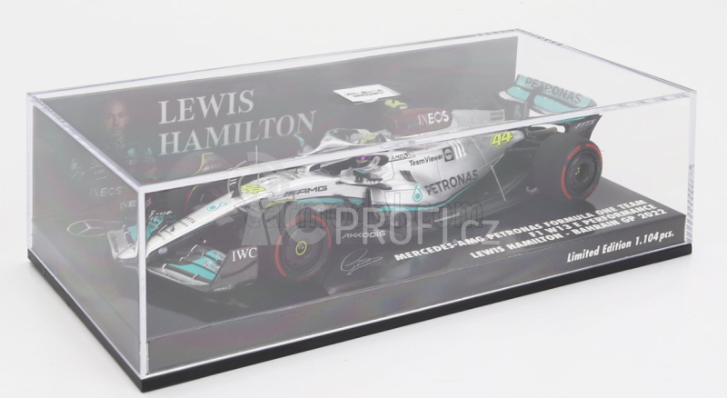 Minichamps Mercedes gp F1 W13e Mercedes-amg Petronas F1 N 44 1:43, stříbrná