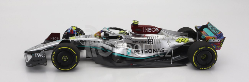 Minichamps Mercedes gp F1 W13e Mercedes-amg Petronas F1 N 44 1:18, stříbrná