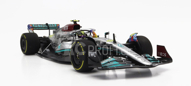 Minichamps Mercedes gp F1 W13e Mercedes-amg Petronas F1 N 44 1:18, stříbrná