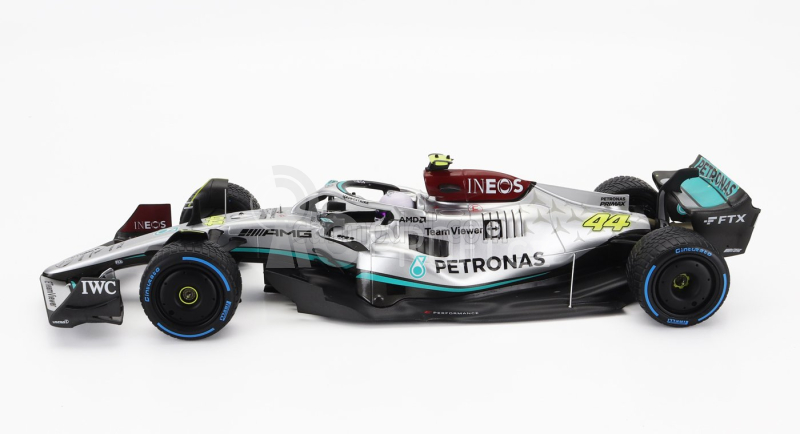 Minichamps Mercedes gp F1 W13e Mercedes-amg Petronas F1 N 44 1:18, stříbrná