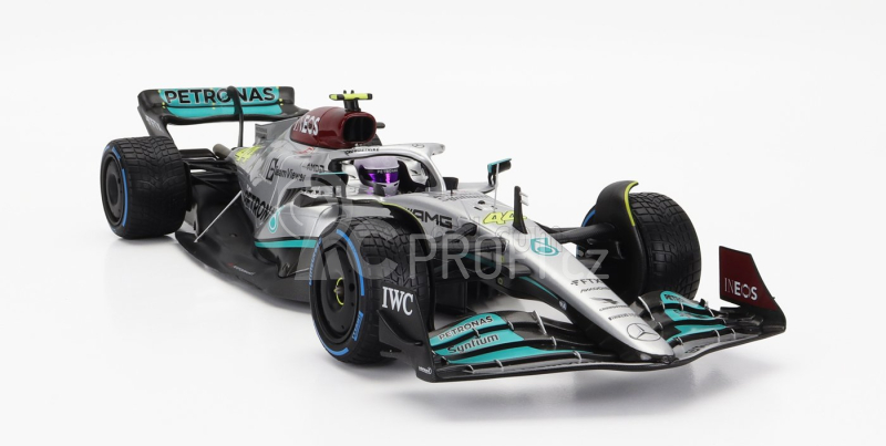 Minichamps Mercedes gp F1 W13e Mercedes-amg Petronas F1 N 44 1:18, stříbrná