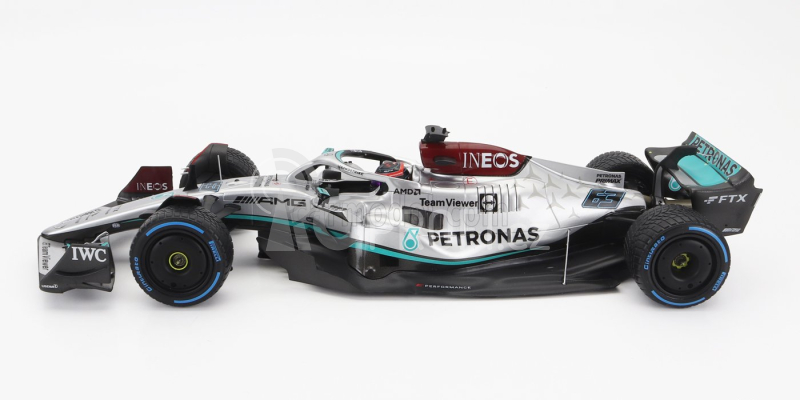 Minichamps Mercedes gp F1 W13e Mercedes-amg Petronas F1 N 44 1:18, stříbrná