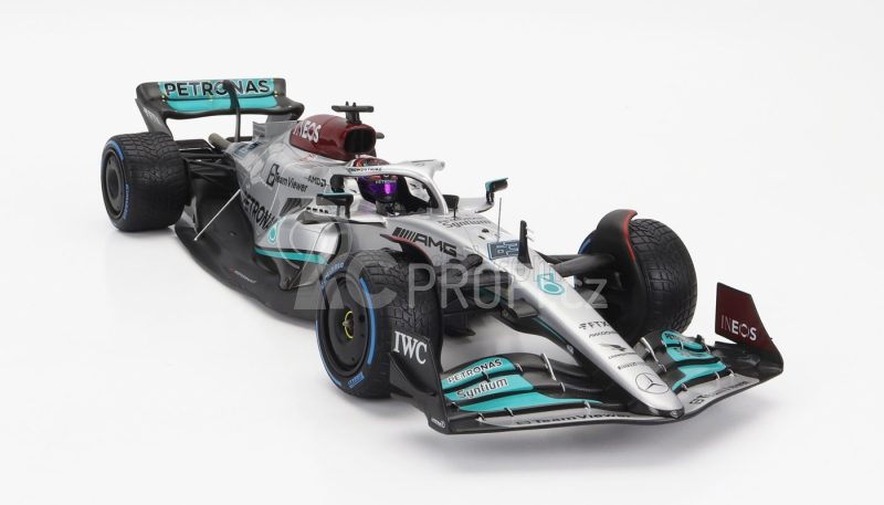 Minichamps Mercedes gp F1 W13e Mercedes-amg Petronas F1 N 44 1:18, stříbrná
