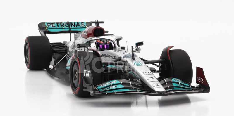 Minichamps Mercedes gp F1 W13e Mercedes-amg Petronas F1 N 63 1:18, stříbrná